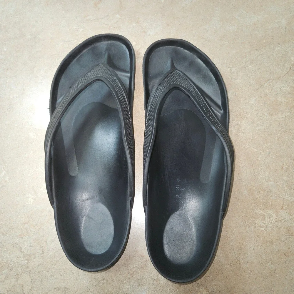 Birkenstock Barbados Black EVA Thong Sandals Water Friendly‎ SZ 42 M-9 W-11